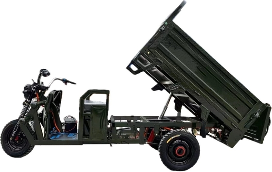 Tricycles électriques de 1000W Camion de marchandises Autodéchargeur 3 roues Moto pour adulte