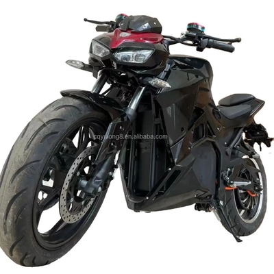 Système de freinage à disque à grande vitesse 10000w batterie au lithium moto électrique de course personnalisée