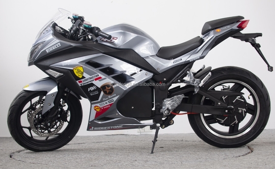 Vitesse max. 80km/h 17 pouces moto électrique 3000W 72V affichage LCD Vélo de montagne