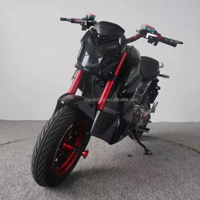 Capacité de charge maximale de 150 kg 72V batterie à grande vitesse Motocycle électrique pour adulte