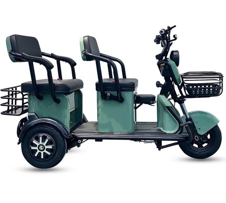 500W Véhicule électrique de transport de passagers Tricycle pour personnes âgées avec 15-20° capacité et énergie
