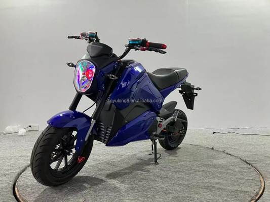 Vitesse maximale 60-80 Km/h Scooter électrique à moteur CEE/COC de 3000w pour adultes 72V design élégant