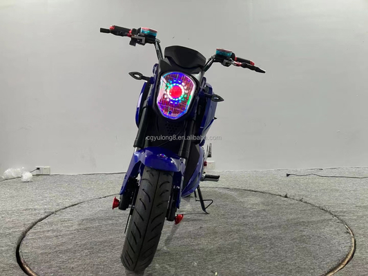 Vitesse maximale 60-80 Km/h Scooter électrique à moteur CEE/COC de 3000w pour adultes 72V design élégant