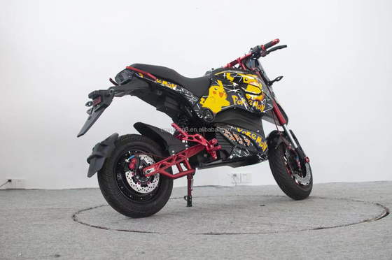 60-80 Km/h haut débit motocycle électrique scooter à vélo avec batterie au lithium