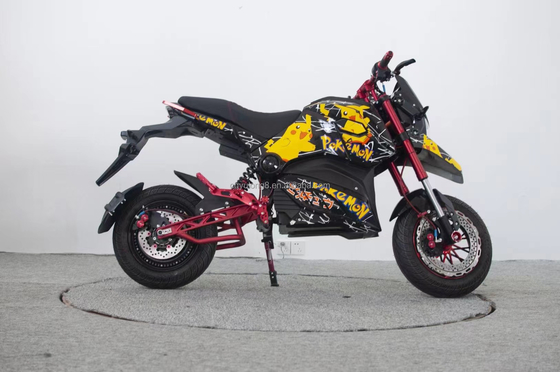 60-80 Km/h haut débit motocycle électrique scooter à vélo avec batterie au lithium