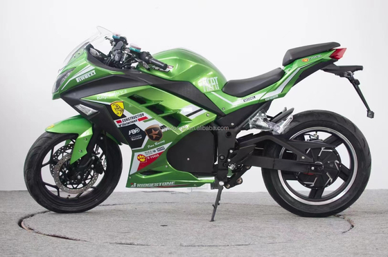 17 pouces pneu haute vitesse 3kw 80 km/h Moto à batterie