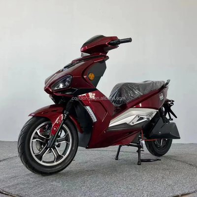 Puissante moto électrique de 1500W/2000W avec frein à double disque et pneu de 12 pouces