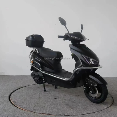 Motorcycle électrique à frein à disque avec 1000W/2000W/3000W de puissance moteur et pneu 3.0-10