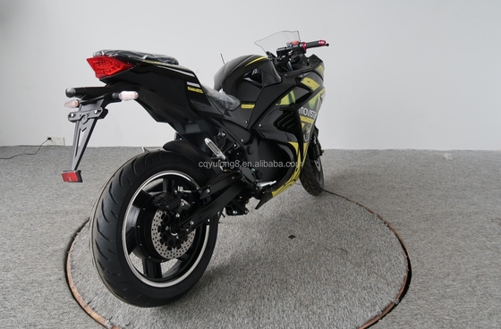 Moto électrique de 3000W avec batterie au lithium et frein à disque
