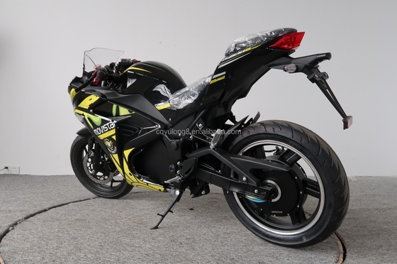 Moto électrique de 3000W avec batterie au lithium et frein à disque