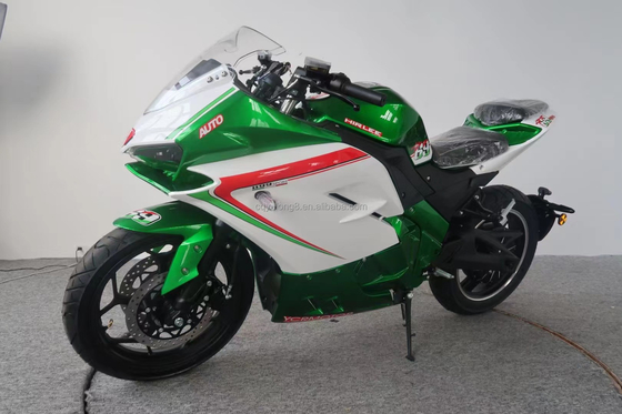 Motorcycle personnalisable de 10000W avec une charge maximale de 300 kg et une autonomie de 60 à 120 km en couleur classique