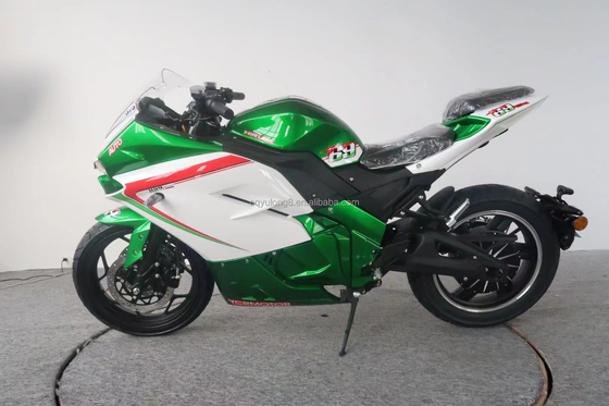 Motorcycle personnalisable de 10000W avec une charge maximale de 300 kg et une autonomie de 60 à 120 km en couleur classique