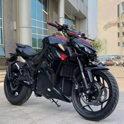 Motos électriques CEE à chaud de 72 V à 3000 W avec moteur à brosse et pneu avant 110/70-17