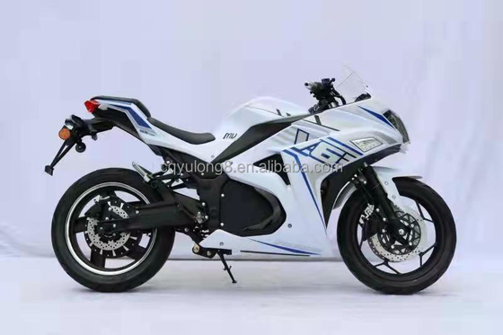 Charge maximale 200 kg Motocycle électrique de course avec moteur de 3000w et batterie au lithium