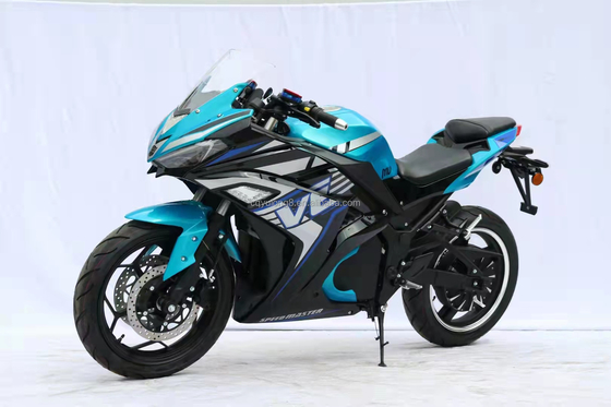 Charge maximale 200 kg Motocycle électrique de course avec moteur de 3000w et batterie au lithium