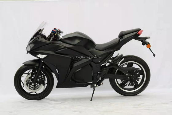 Charge maximale 200 kg Motocycle électrique de course avec moteur de 3000w et batterie au lithium