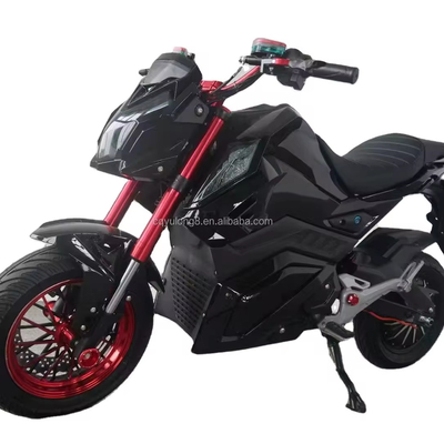 10/12 pouces Taille du pneu Motocycle de course CEE Moped Motocycles électriques avec batterie 72V