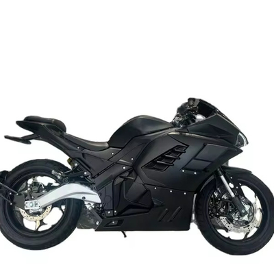 Puissante 72V 3000W Moteur Moteur Lithium batterie électrique Moto de course avec pneu 12 pouces
