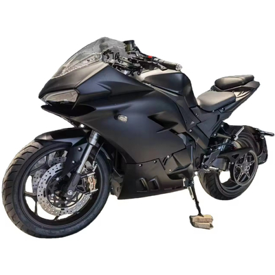 Puissante 72V 3000W Moteur Moteur Lithium batterie électrique Moto de course avec pneu 12 pouces