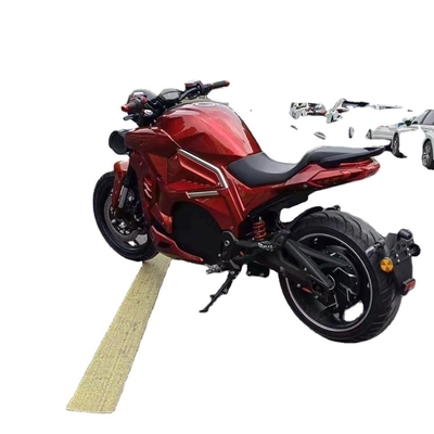 Moto de course électrique personnalisée 72v 3000W 5000W avec frein à disque et refroidissement à l'eau