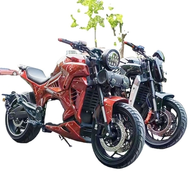 Moto de course électrique personnalisée 72v 3000W 5000W avec frein à disque et refroidissement à l'eau