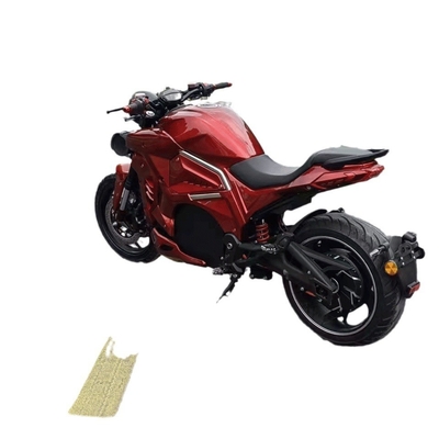 Moto de course électrique personnalisée 72v 3000W 5000W avec frein à disque et refroidissement à l'eau