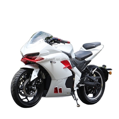 Moto électrique à moteur moyen avec pneu de 17 pouces et configuration de fin de portée de 80 à 120 km